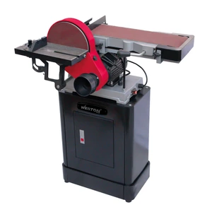 LIJADORA DE BANDA 6'' x 48" Y DISCO 9'' 3/4HP 220V