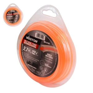 WESTON-MS-0165 / MS-0165 HILO DUAL P/DESBROZADORA EN BLISTER 2.7mm X 12m - NARANJA