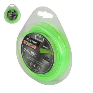 WESTON-MS-0225 / MS-0225 HILO REDONDO P/DESBROZADORA EN BLISTER 2.0mm X 15m - VERDE