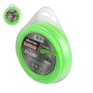 WESTON-MS-0240 / MS-0240 HILO REDONDO P/DESBROZADORA EN BLISTER 2.0mm X 120m - VERDE