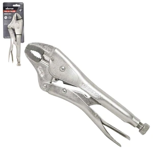 PINZA DE PRESION C/MORDAZA CURVA CRV 10'' (10CR) (CAJA C/6 PZAS - PRECIO X PIEZA)