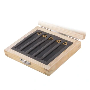 JUEGO DE PORTAINSERTOS ST 5 PZAS. ZANCO 3/8"  C/TCMT21.51