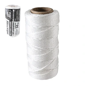 WESTON-SA-305-6100 / SA-305-6100 HILO PARA ALBAÑIL DE POLIPROPILENO CAL. 18 BLANCO CHICO 65M