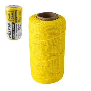 WESTON-SA-305-6105 / SA-305-6105 HILO PARA ALBAÑIL DE POLIPROPILENO CAL. 18 AMARILLO CHICO 65M
