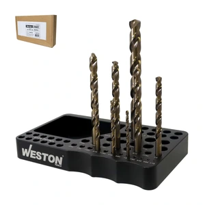 WESTON-ST-5-159-035 / ST-5-159-035 ORGANIZADOR BROCAS MAGNETICO 1/16"-1/2" (190x110x25mm) AGJ. EX. (12 DE 1/4" & 10 DE 3/8")