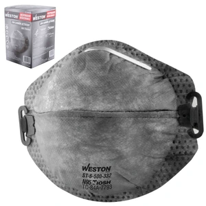 WESTON-ST-6-500-332 / ST-6-500-332 RESPIRADOR C/CARBON ACTIVADO  N95 Certificado CDC (Precio x pieza - Empaque c/20 pzas)