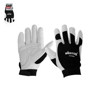 GUANTE DE TRABAJO DE PIEL DE CABRA USO GENERAL AJUSTABLE GANCHO Y FELPA PULGAR KEYSTONE 8.8"