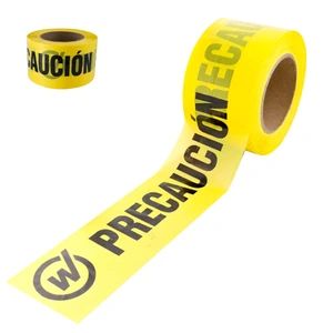 WESTON-ST-6-500-552 / ST-6-500-552 CINTA AMARILLA LEYENDA PRECAUCION (EMPAQUE C/5 PZAS - PRECIO X PIEZA)