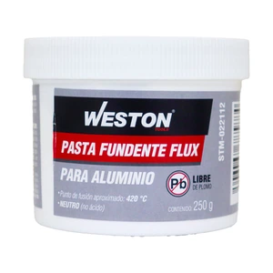 PASTA FUNDENTE FLUX P/ALUMINIO BOTE 250g (BAJO PUNTO DE FUSION)