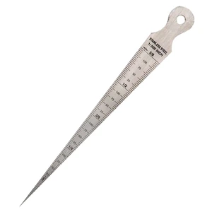 CALIBRADOR DE AGUJEROS 1/32" (1mm) - 5/8" (16 mm ) PULG/MM