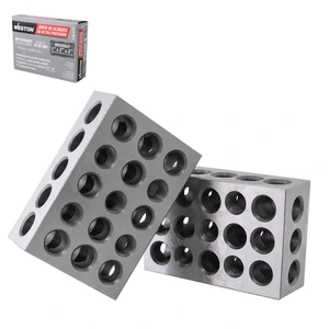 BLOQUES D/ULTRAPRECISION RECTIFICADOS 1-2-3 JGO 2 PIEZAS
