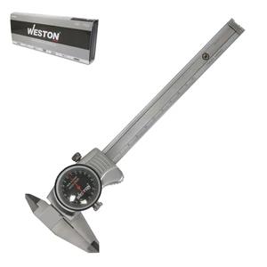 CALIBRADOR VERNIER D/CARATULA TIPO MT ACERO INOX 0-150mm / ±0.03 mm / 0.02 mm