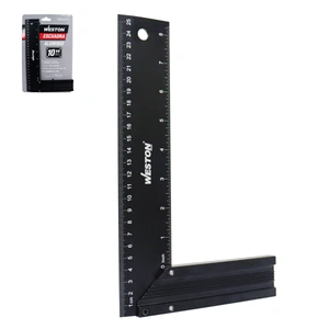 ESCUADRA DE ALUMINIO USO RUDO C/BASE AMPLIA 10''X60MM