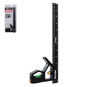 ESCUADRA DE COMBINACION D/ALUMINIO C/NIVEL 12''