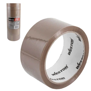 WESTON-TP-1040 / TP-1040 CINTA DE EMPAQUE CANELA 48mm X 100M (Precio x Pieza - Empaque c/6 pzas)