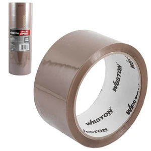 WESTON-TP-1045 / TP-1045 CINTA DE EMPAQUE CANELA 48mm X 50M (Precio x Pieza - Empaque c/6 pzas)