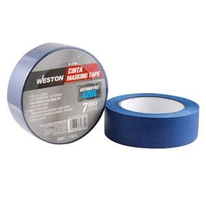 WESTON-TP-1140 / TP-1140 CINTA MASKING TAPE AZUL LARGA DURACION 7 DIAS 38MM x 50M (PRECIO X PIEZA)