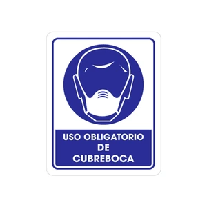 WESTON-TS-0115 / TS-0115 SEÑALAMIENTO USO CUBREBOCA 25 X 35CM