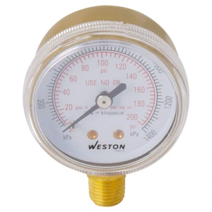 MANOM.D/OXIGENO 2" 1/4" NPT 4000PSI/28000KPA