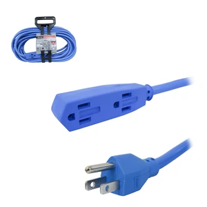 WESTON-W-50325 / W-50325 EXTENSION INDUSTRIAL TIPO BANANA 3 CONTACTOS 3x14 AZUL 10 MTS.