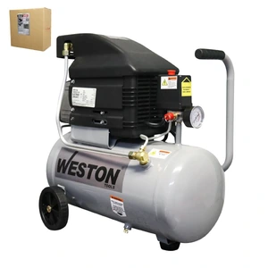 COMPRESOR D/AIRE DIRECTO LUBRICADO MOTOR 2HP CAP. 24 L 127V