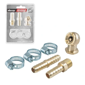 JUEGO REPARADOR PARA MANGUERA DE 3/8'', 6 PIEZAS