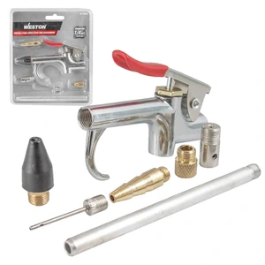 WESTON-W-70560 / W-70560 PISTOLA SOPLETEADORA CON 2 BOQUILLAS Y 4 ACCESORIOS 1/4'' NPT