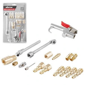 WESTON-W-70575 / W-70575 ACCESORIOS PARA COMPRESOR DE AIRE (JGO. 17 PIEZAS) 1/4'' NPT