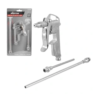 WESTON-W-70585 / W-70585 PISTOLA PARA SOPLETEAR CON ACCESORIOS (JGO. 4 PIEZAS)
