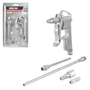 WESTON-W-70590 / W-70590 PISTOLA PARA SOPLETEAR CON ACCESORIOS (JGO 5 PIEZAS)