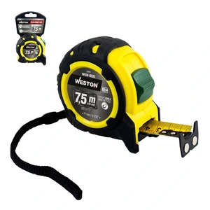 FLEXOMETRO 7.5M X 25MM AMARILLO ANTI IMPACTO
