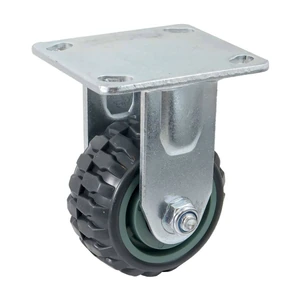 RODAJA DE PU CENTRO PP FIJA TIPO TRACTOR 4" (100*50MM)