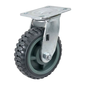 RODAJA DE PU CENTRO PP GIR. TIPO TRACTOR 6" (150*50MM)