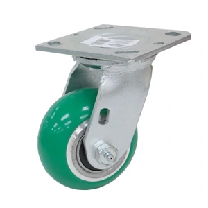 RODAJA PU VERDE C/ALUMINIO GIRA.