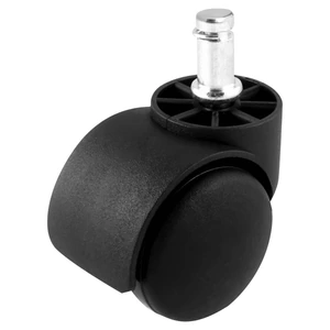 RODAJA TIPO YOYO ESPIGA C/ARILLO Y BASE 50MM X 50MM (Precio x pieza - Empaque c/4 pzas)