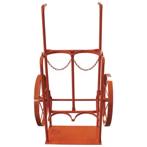 CARRETILLA PORTA TANQUE OXI/ACETILENO REFORZADO RUEDA DE FIERRO