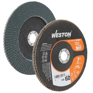 DISCO LAMINADO ZIRCONIA 7"X7/8" G60 (Precio x pieza - Empaque c/10 pzas)