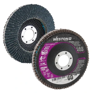 DISCO LAMINADO ZIRC. 876 4-1/2" G60 WP (Precio x pieza - Empaque c/10 pzas)