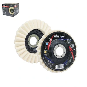 DISCO LAMINADO DE FELPA DE 4-1/2" X 7/8" T29 WESTON  (Precio x pieza - Empaque c/5 pzas)