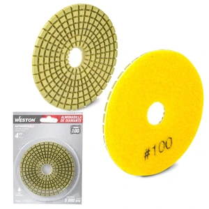 WESTON-Z-19105 / Z-19105 ALMOHADILLA DE DIAMANTE PARA PULIDO 4'' G100