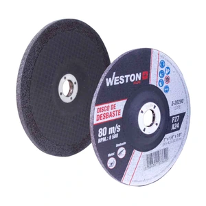 DISCO D/DESBASTE P/METAL 7" x 1/4"(6.35) x 7/8" F27 (Emp. c/5 Pzas - Precio x Pza)