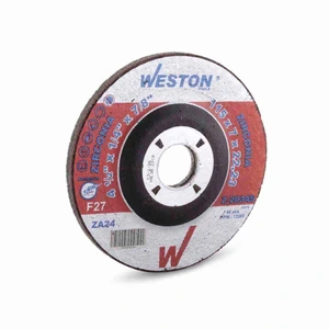 DISCO D/DESBASTE P/INOX. D/ZIRCONIO 7" x 1/4"(6.35) x 7/8" F27 (Emp. c/5 Pzas - Precio x Pza)