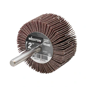 WESTON-Z-20565 / Z-20565 RUEDA FLAP C/VASTAGO G80 2 X 1 X 1/4 (Precio x pieza - Empaque c/10 pzas)