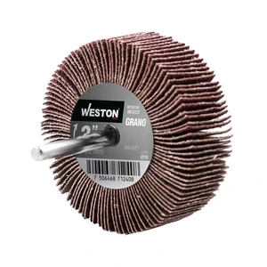 WESTON-Z-20610 / Z-20610 RUEDA FLAP C/VASTAGO A120 3 X 1 X 1/4 (Precio x pieza - Empaque c/5 pzas)