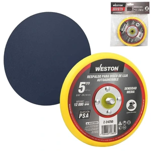 WESTON-Z-24250 / Z-24250 PAD ACCION DUAL 5" PSA ENT. 5/16"-24