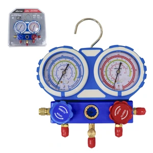 JUEGO D/MANOMETROS MANIFOLD REFORZADO REFRIGERANTES R22 R134A R404A