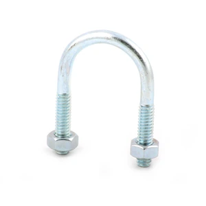 WESTON-ZC-01014 / ZC-01014 ABRAZADERA TIPO "U" C/TUERCAS GALV. P/TUBO DE 1" ROSCA DE 1/4" (Precio x Pza - Caja c/50 pzas)