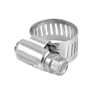 WESTON-ZH-00400 / ZH-00400 ABRAZADERA SINFIN D/ACERO INOXIDABLE MINI #4 6-16MM X 8MM (Precio x pieza - Empaque c/10 pzas)