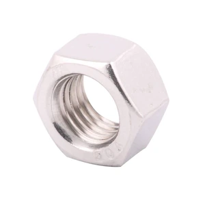 TUERCA HEX. DE ACERO INOX.