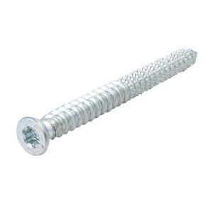 WESTON-ZL-00005 / ZL-00005 PIJA CABEZA PLANA TORX GALV. P/MDF D/FIJACION 7,5 mm X 80 mm T30 (Precio x Caja - Caja c/100 piezas)